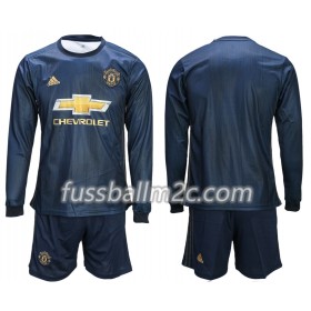 Fußballtrikots Manchester United Kinder Ausweich Trikotsatz 2018-2019 Langarm